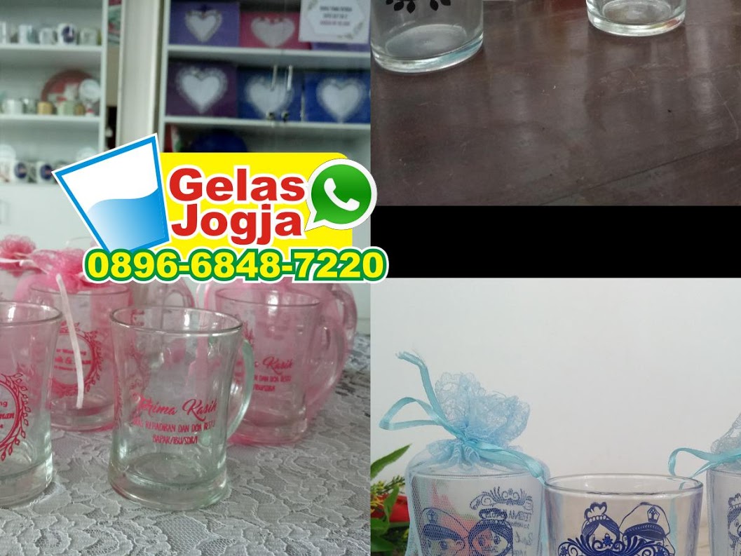 toko souvenir gelas semarang – O896-6848-722O [wa] Pabrik Gelas Jogja Murah
